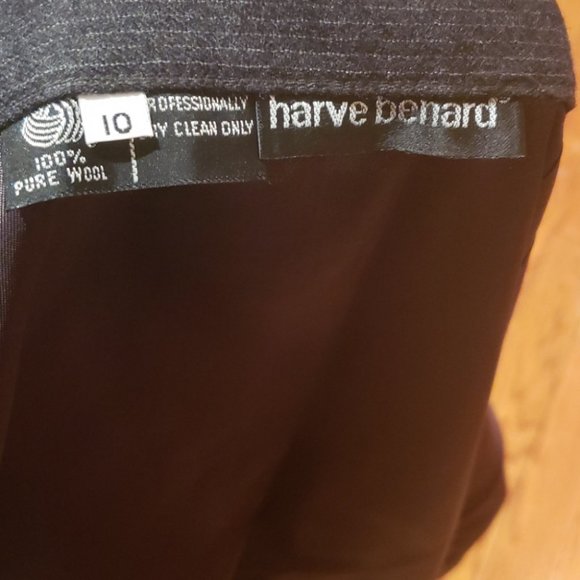 Harve Benard 100% wool wrap pencil skirt size 10 NWOT